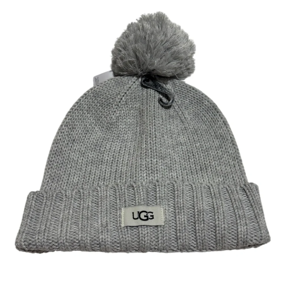 UGG | Accessories | Nwt Ugg Australia Grey Knit Pompom 